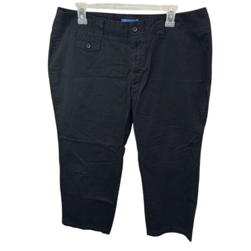 Dockers Nouveau Fit Black Slacks Women's Size 16